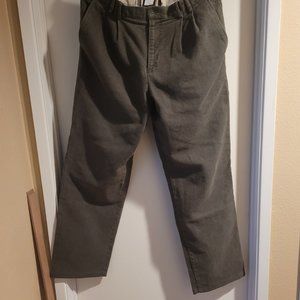 Territory Ahead Corduroy Pants,  men's 34W, 34.5L, heather green